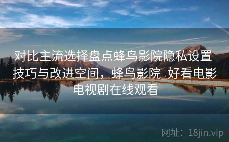对比主流选择盘点蜂鸟影院隐私设置 技巧与改进空间，蜂鸟影院_好看电影电视剧在线观看