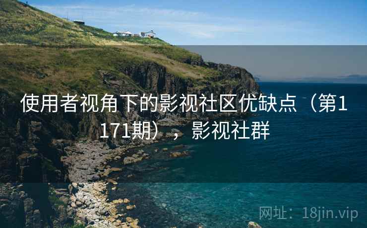使用者视角下的影视社区优缺点（第1171期），影视社群